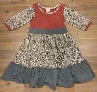 Lilli Lovebird Gepard DiY Kleid Gr. 122/128 Volant Gr. 8 Leopard Hannover - Mitte Vorschau