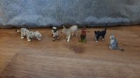 Schleich Tiere Leopard, Kälbchen, Lamm, Hahn, Katze Schleswig-Holstein - Lübeck Vorschau