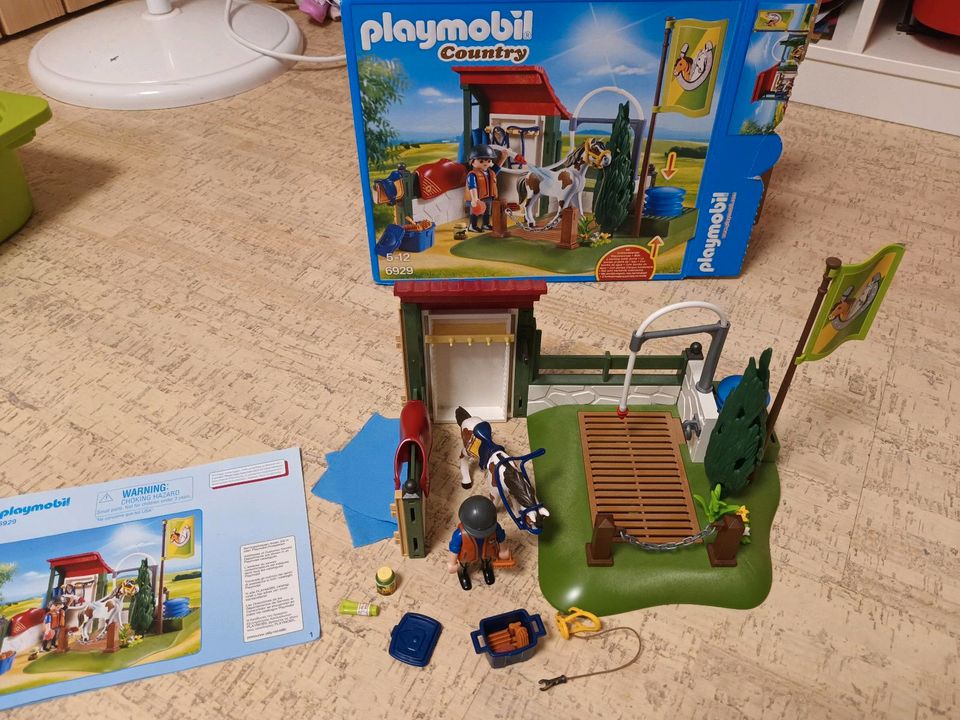 Playmobil Country 6929 Pferdewaschplatz Pferde Waschbox in Barsbek