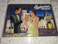 *NEU* Budweiser Budvar Blechschild Werbeschild OVP Bayern - Barbing Vorschau