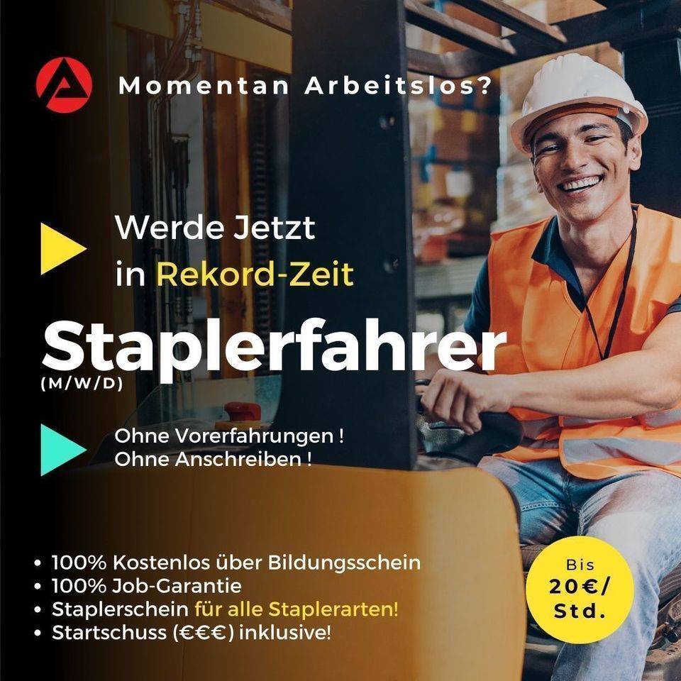 Lagerhelfer oder | Ausbildung zum Staplerfahrer + Top-Verdienst in Gelsenkirchen