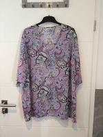 Bonprix bpc Tunika Bluse Gr.54 lila rosa Paislymuster 3/4 Arm Hessen - Gernsheim  Vorschau