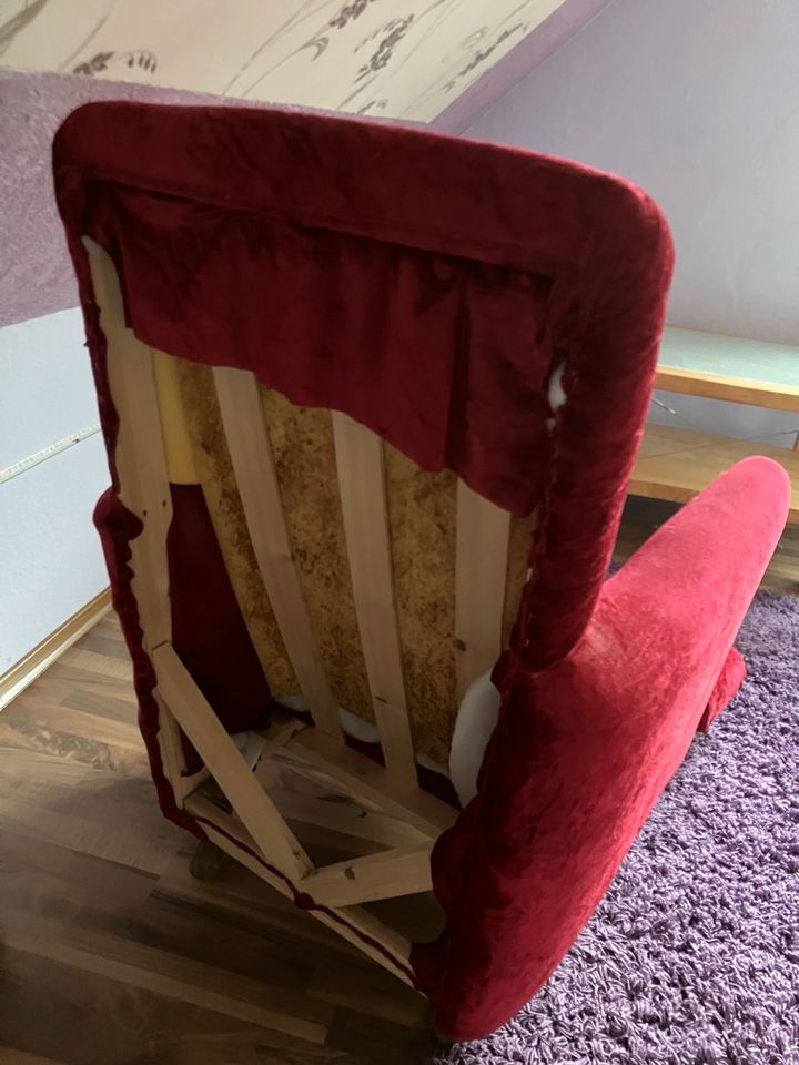 Sessel mit Hocker in Wipperdorf