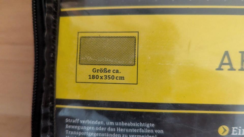 freelimit Abdecknetz Anhängernetz 180 x 350 cm GR. L grün neu in Bensheim