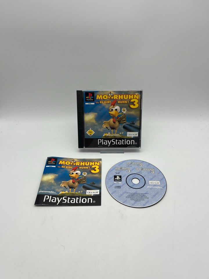 Sony PlayStation 1 - PS1 - Moorhuhn 3 - es gibt huhn in Reiskirchen