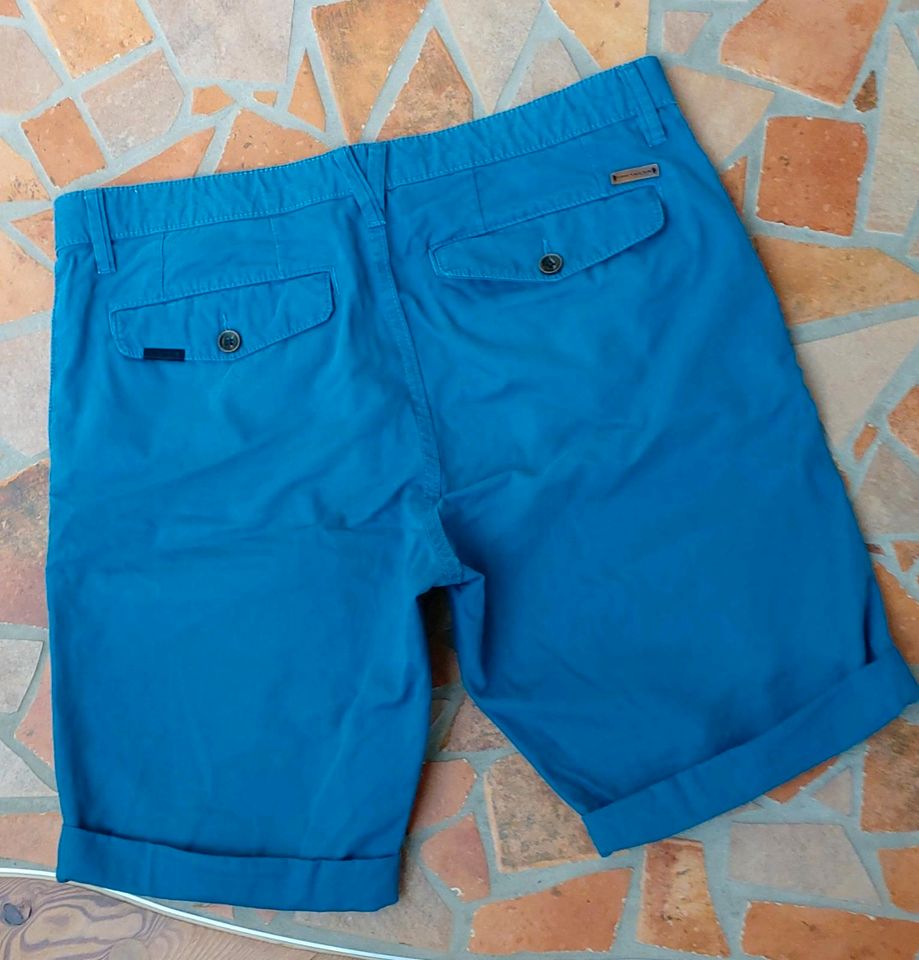 Tom Tailor Bermuda Shorts kurze Hose Größe 34 blau in Oberthulba