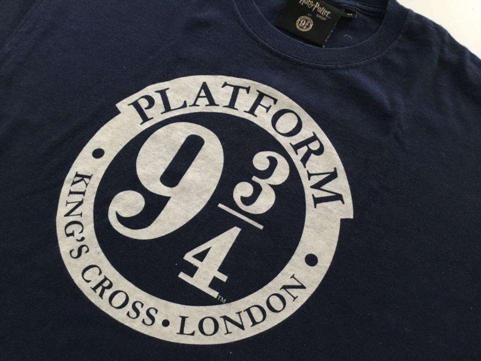 Harry Potter Shirt 9 3/4 Platform King‘s Cross London Hogwarts in Dachau