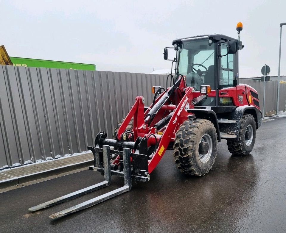 Radlader 5t Yanmar V80 Vermietung Mieten Leihen Verleih in Seesen