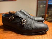Santoni Double Monk Schwarz Exenleder Grösse 7 1/2 Hessen - Offenbach Vorschau