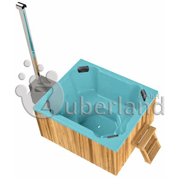 20% Rabatt, Hot Tub 2mx1,7m, GFK, Holzofen, Whirlpool, LED, 8Pers in Delligsen