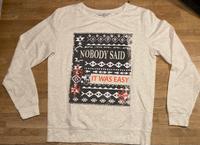 Langarmshirt in M, Ckh, cremefarben mit Aufdruck „Nobody Said“ Bayern - Ingolstadt Vorschau