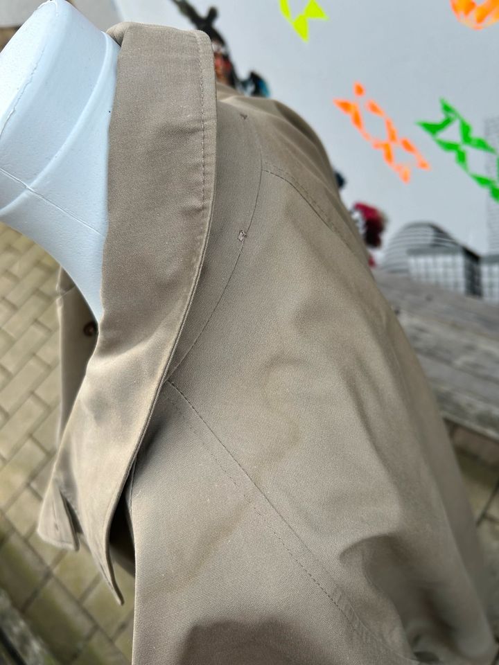 Vintage Retro Trenchcoat Gr 40/42 Khaki beige Mantel lang Long in Wuppertal