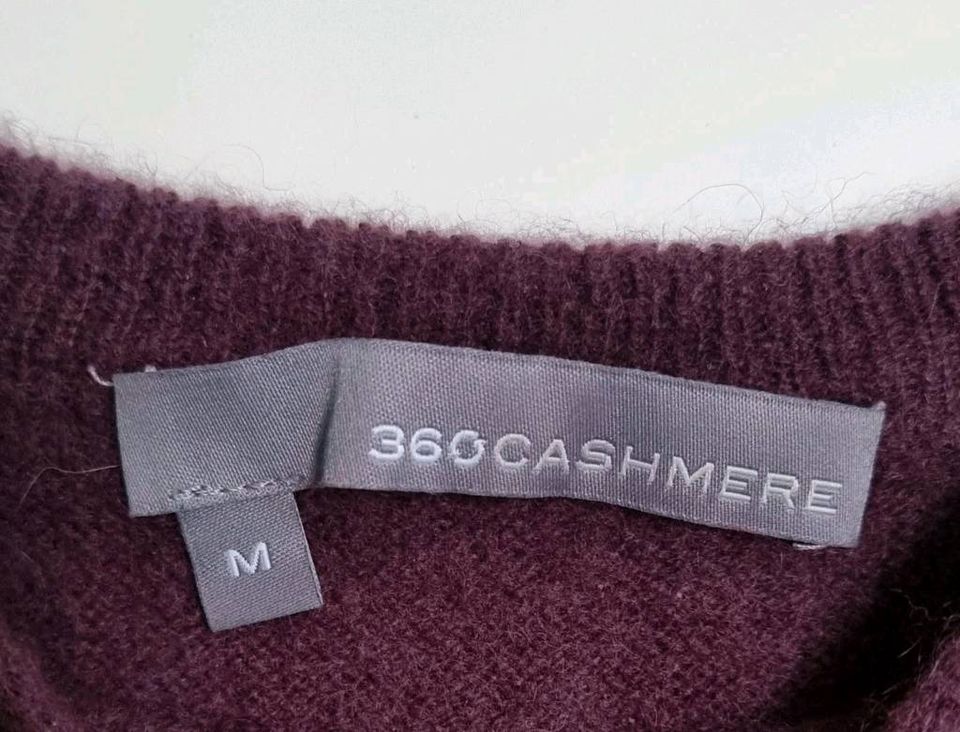 360cashmere Pullover neuwertig Gr. M lila 100% cashmere in Pulheim