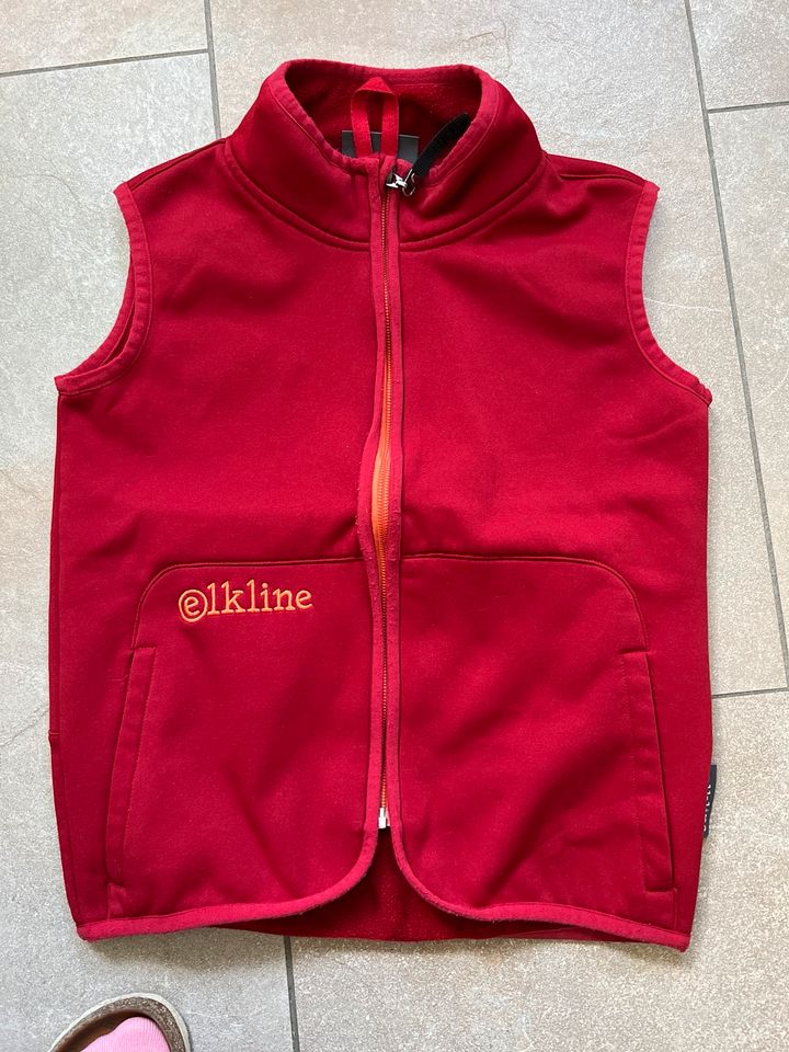 Elkline Weste rot orange 128 Fleece in Bissendorf