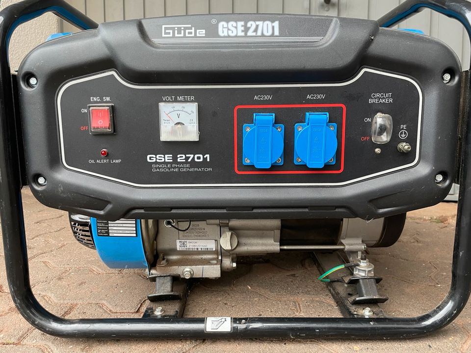 Güde Stromerzeuger GSE 2701 (Benzin,2Kw),Notstromgenerator in Bundenthal