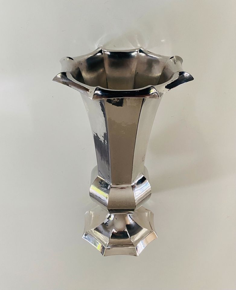 Art Deco große Wilkens 830 Silber Vase Pokal 1,5 kg von 1937 in Bielefeld