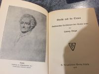 Antiquarische Ausgabe Ludwig Geiger—>Goethe und die seinen-1908 Niedersachsen - Algermissen Vorschau