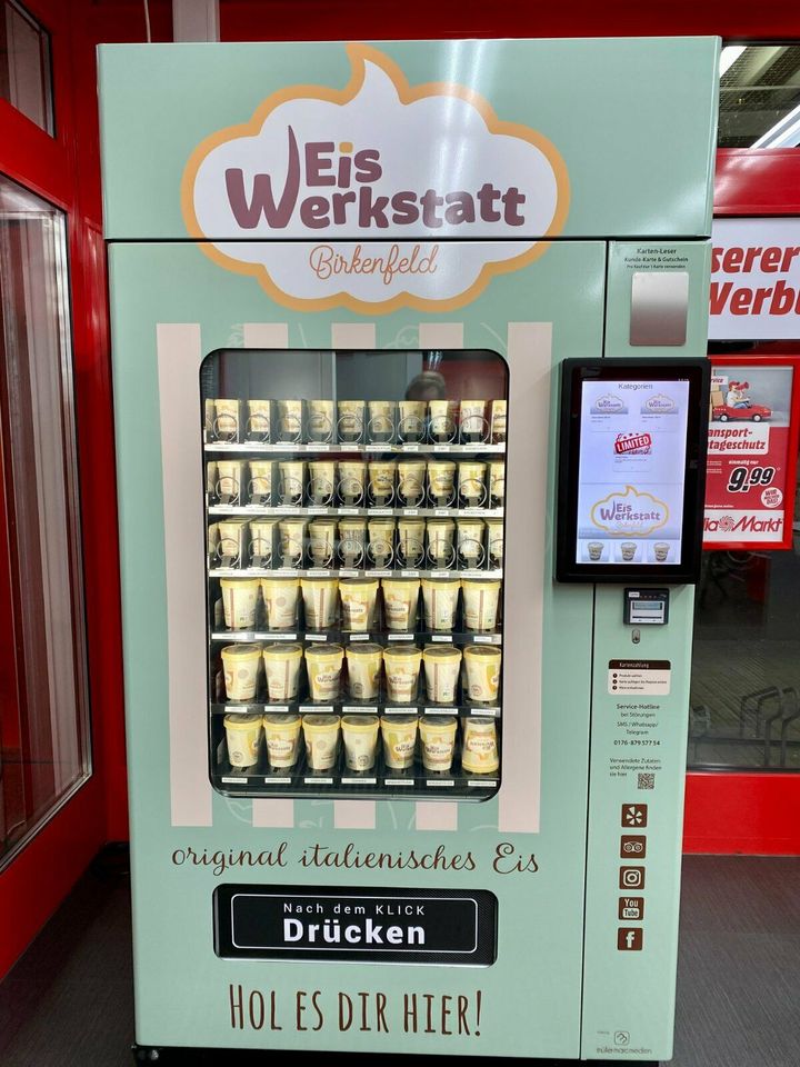 Tiefkühlautomat - Eisautomat - Verkaufsautomat für Eis - XL-Tiefkühlautomat in Weilheim i.OB