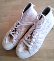 Adidas Sneakers high...37 1/2 weiß rose Blümchen Hessen - Dillenburg Vorschau