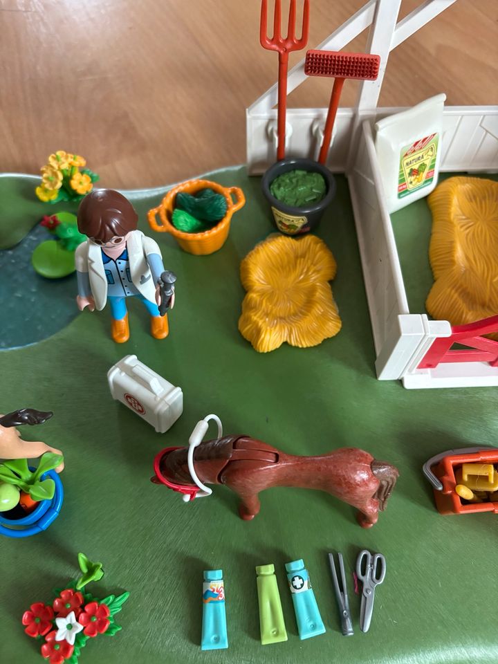 Playmobil Tierarzt mit Tieren und Pferdebox in Wuppertal