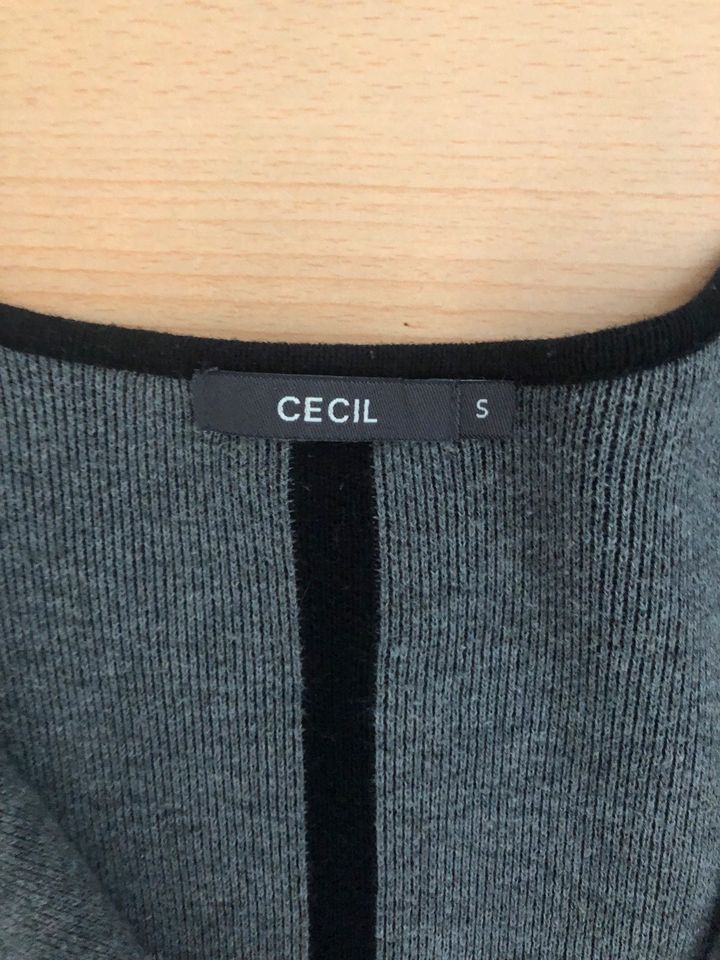 Cecil Strickjacke Schwarz/Grau Gr.S in Pfaffenweiler