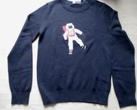 LACOSTE Pullover Strick Sweater 100% Schurwolle blau Astro G 38 M Berlin - Dahlem Vorschau
