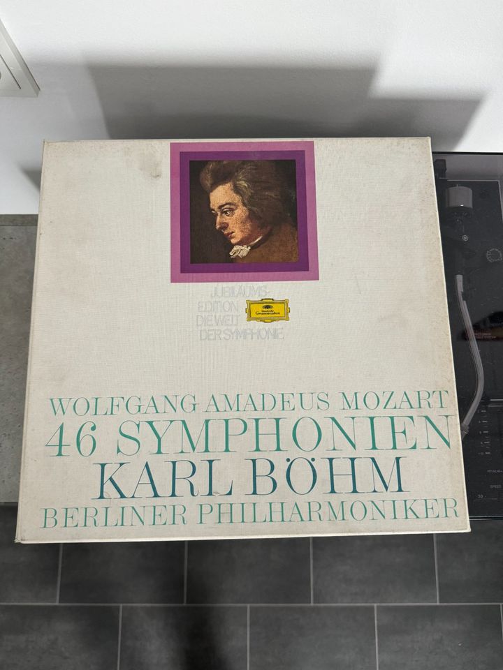 Vinyl Schallplatten Wolfgang Amadeus Mozart 46 Symphonien Karl B. in Krefeld