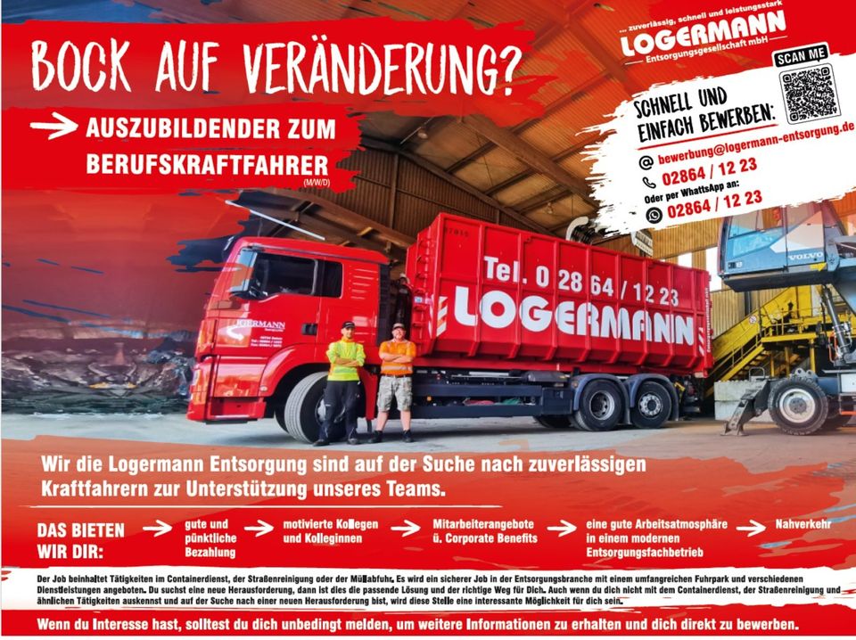 CE C // Kraftfahrer / Berufskraftfahrer // LKW / Containerdienst in Reken