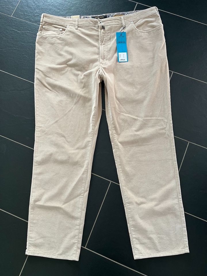 NEU * Pierre Cardin Herren Kord Hose Voyage 38917 Übergröße 32 in Andernach