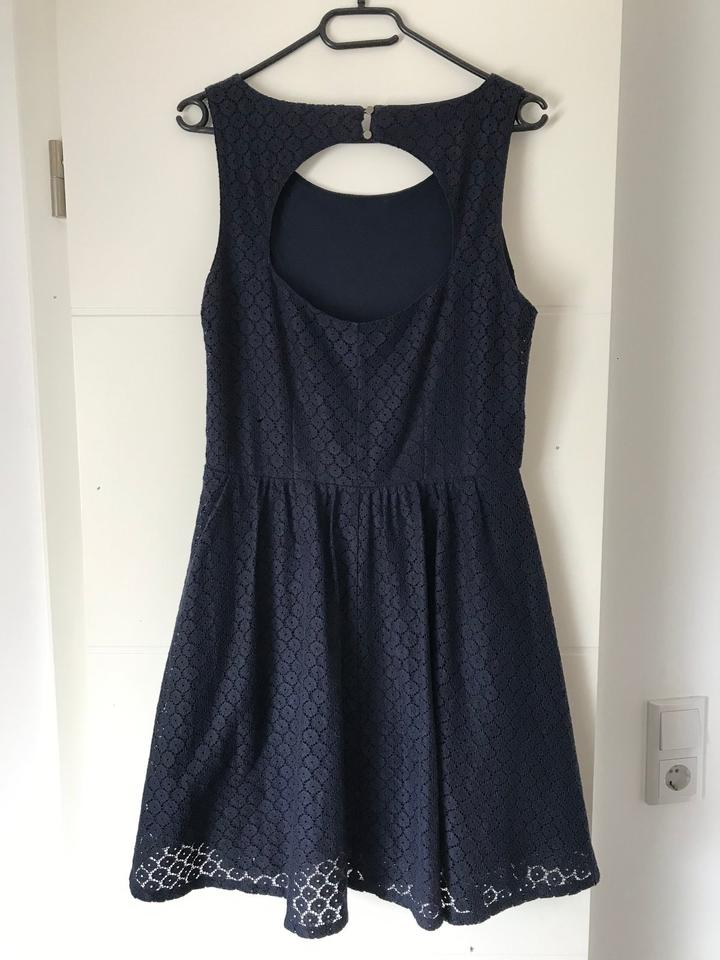 Kleid ONLY Gr. 38 dunkelblau mit Spitze - Festkleid / Hochzeit in Dresden