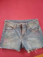 Pepe Jeans London Damen Jeans Shorts Waist 26 mit Stickerei Thüringen - Neuhaus Vorschau