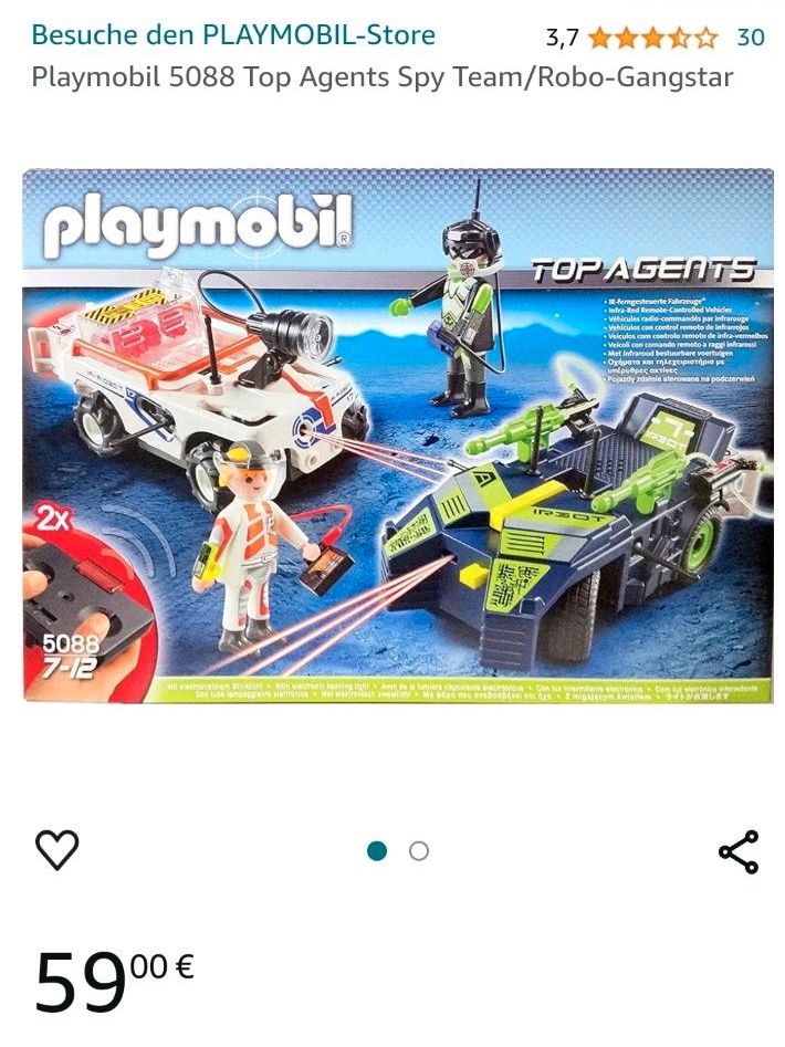 Playmobil Top Agents Konvolut in Meerbusch
