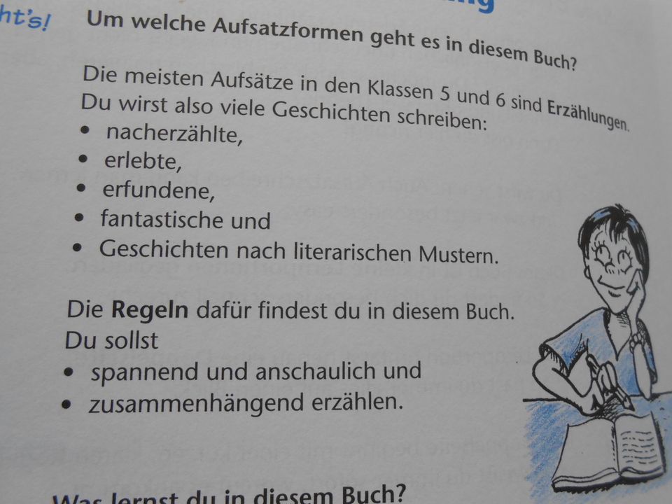 Deutsch Übungsbuch von Mentor, mit Lösungsteil Kl. 5/6 in Königsbach-Stein 