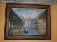 Der Königssee - Altes Gemälde nach Strützel, 1944 Impressionismus Brandenburg - Hennigsdorf Vorschau