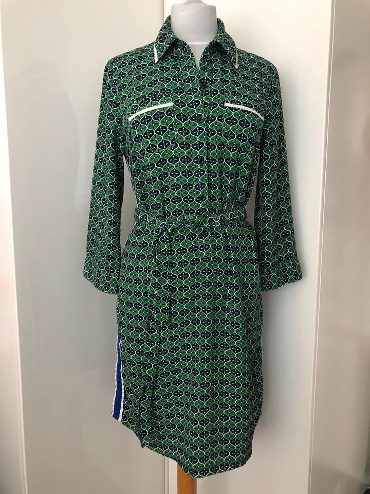 Tommy Hilfiger Sommer Kleid M grün/blau/ weiß Taschen in Köln
