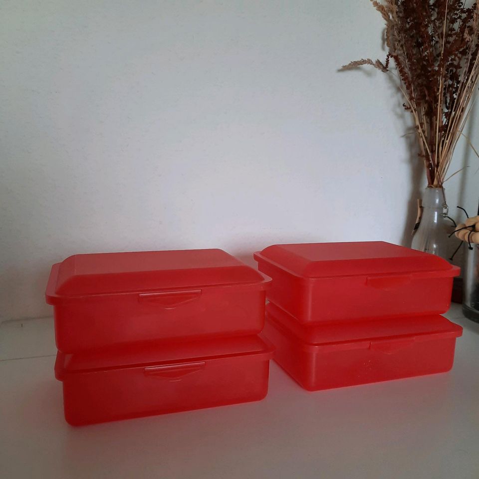 Aufbewahrung Dose Brotdose Box Klickbox Lunchbox rot NEU in Düsseldorf