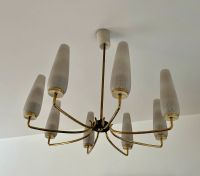 Kronleuchter mit 8 Glaskerzen gold Antik echt Vintage Lampe München - Altstadt-Lehel Vorschau