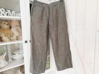 Opus Leinenhose S 36 Leinen grau beige 7/8 Stoffhose Hose Sommer Nordrhein-Westfalen - Herford Vorschau