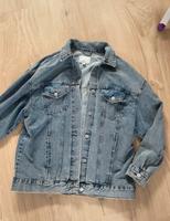 H&M M 36 38 | Oversize Jeans Jacke blau Hessen - Hainburg Vorschau