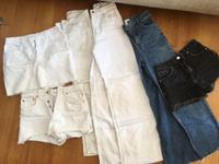 Jeans Shorts Jeansrock Stoffhose S 36 Denim Weiß Bootcut Dad Bayern - Miltenberg Vorschau