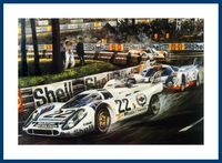 Porsche 917 K Poster - 911 914 924 928 S T E RS F G Rennplakat Kr. Passau - Passau Vorschau