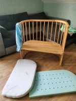 Babybett beistellbett babybay matratzen Natur Holz Holzbett Baby Saarland - Eppelborn Vorschau