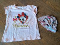 Süßes Minnie Mouse Set: Glitzer T-Shirt und selbstgenähte Mütze Nordrhein-Westfalen - Stolberg (Rhld) Vorschau