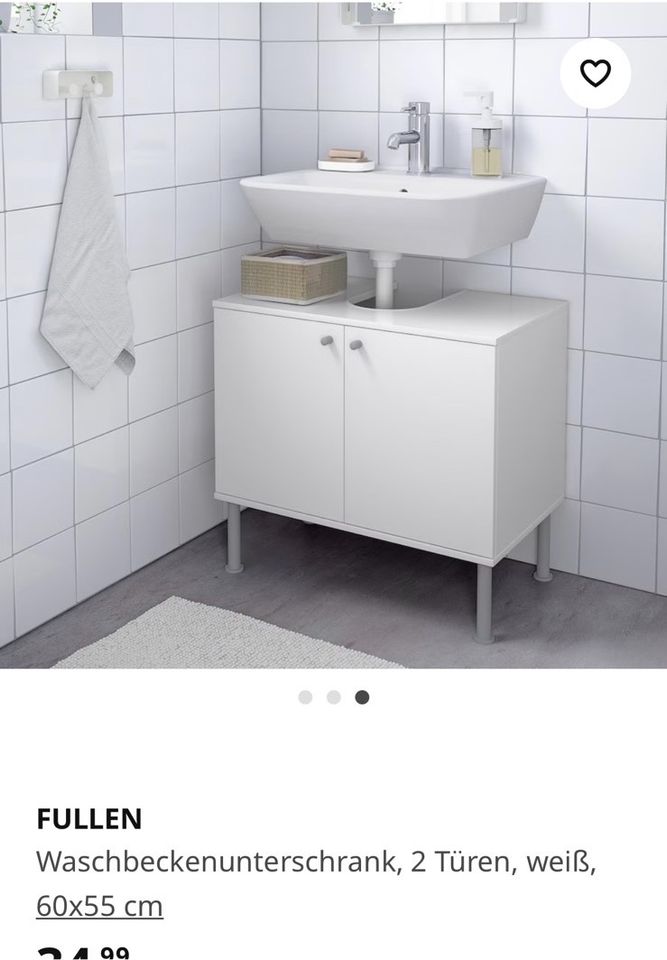 2 Badezimmerschrank 60*55cm in Jena