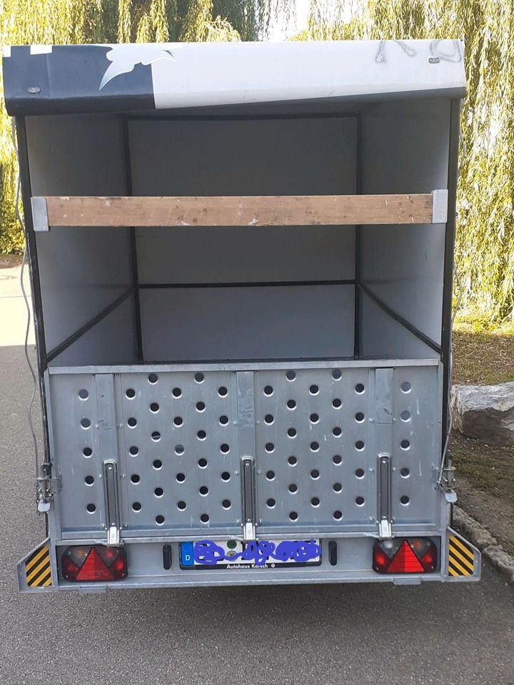 Koffer-Anhänger, 16 € pro Tag, Miete, 750 kg, Neckarsulm in Neckarsulm