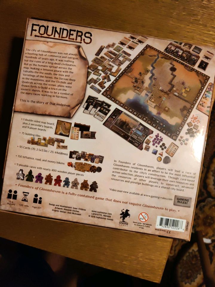 Gesellschaftsspiel Founders of Gloomhaven NEU in Werne