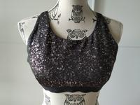 Superdry Sport BH Sporttop Top schwarz silber Glitzer 42 Bayern - Hallstadt Vorschau