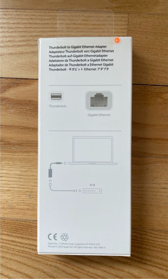 Apple Thunderbolt to Gigabit-Ethernet Adapter in Plön 