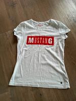 Mustang Shirt weiß mit orangenem Samt Gr. L TOP Dortmund - Eving Vorschau