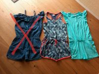 2x Jumpsuit im Paket 158-176 kurze Hose Shorts Bayern - Rückholz Vorschau